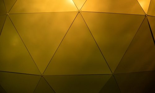 gold smooth triangles