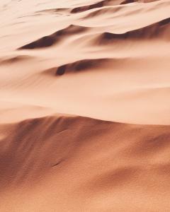 pink desert sand