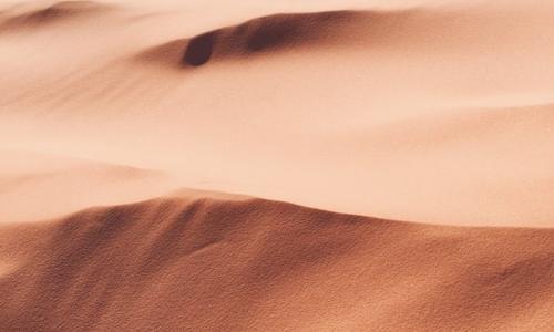 pink desert sand